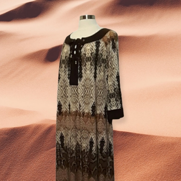 Curations Snake Skin Animal Print Dress - Picture 7 of 16